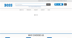 Desktop Screenshot of bossindia.com